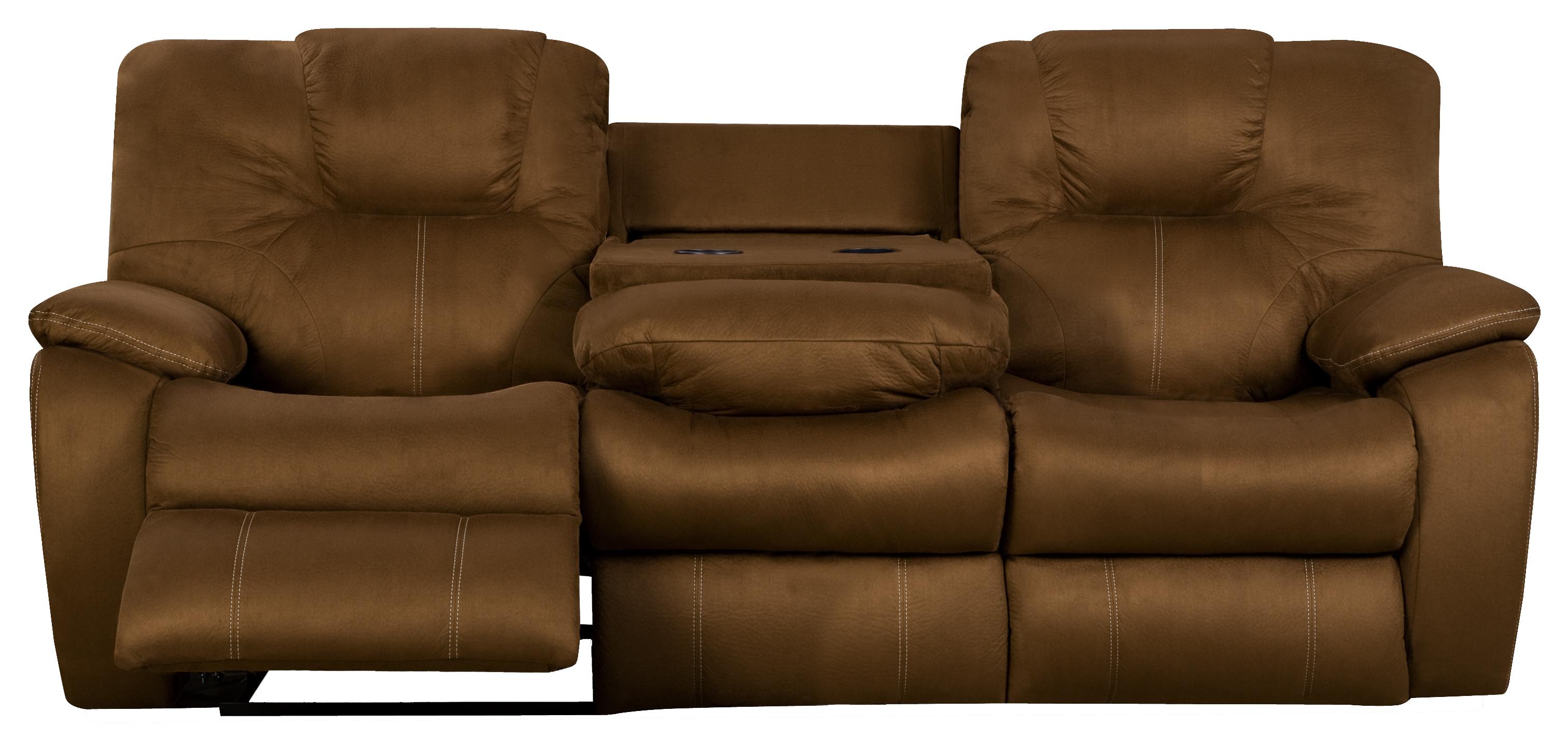 Lane sidney leather store double reclining sofa